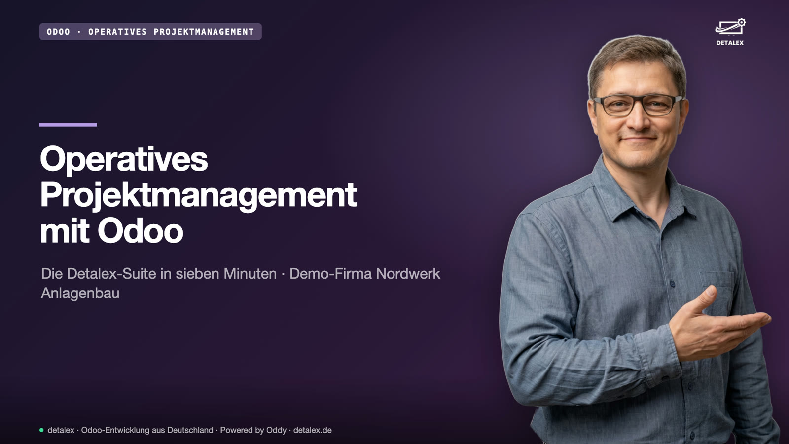 Lernvideo Operatives Projektmanagement mit Odoo