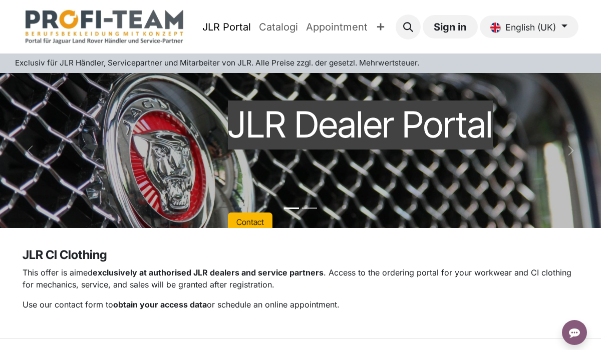 JLR Händlerportal