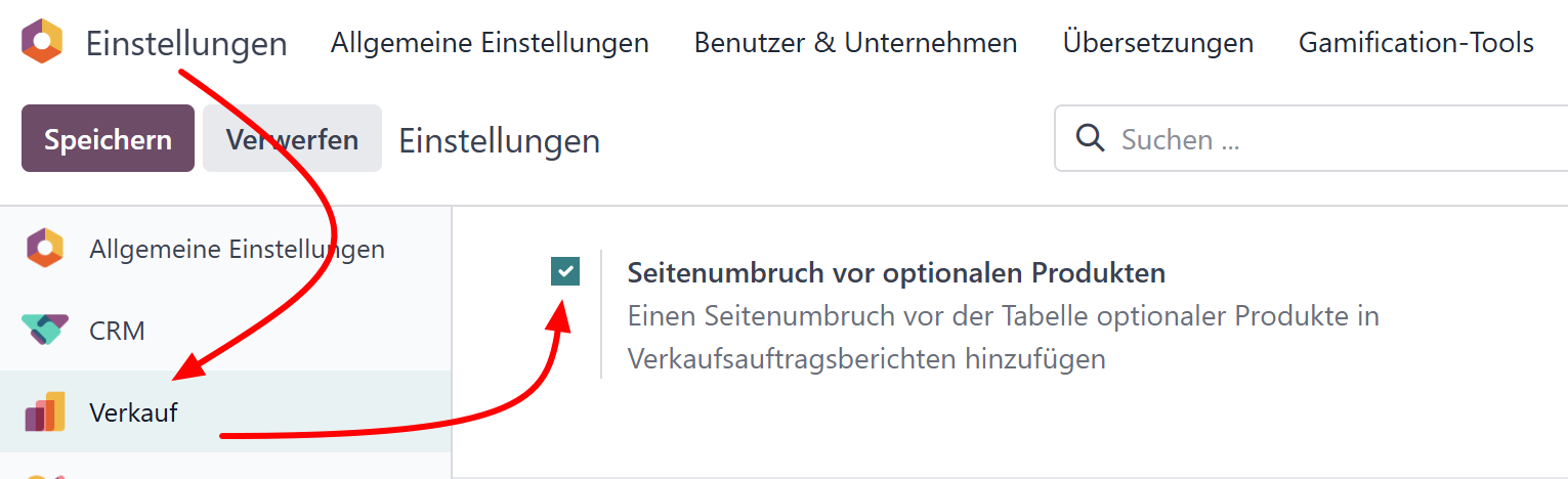 Systemeinstellungen