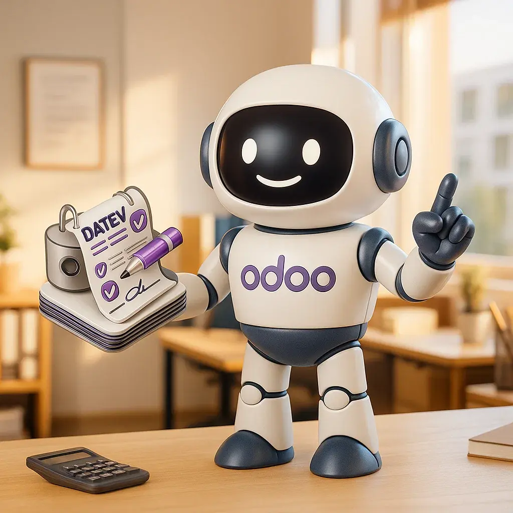 Odoo-DATEV Integration  & Support (XML, CSV)