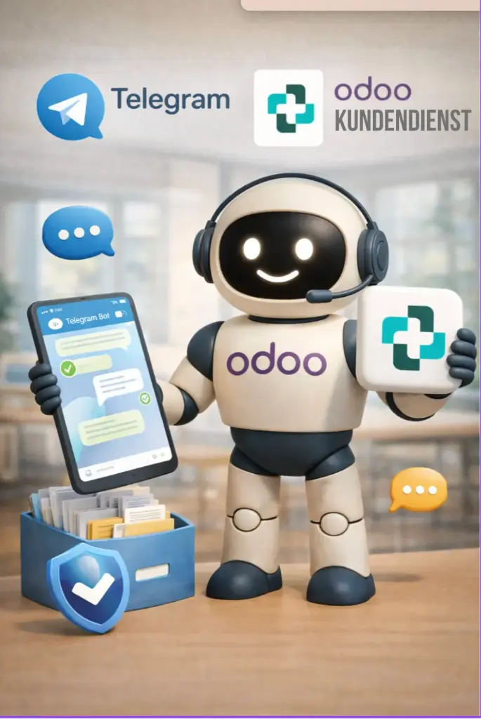 Telegram Helpdesk Bot für Odoo
